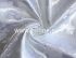 Атлас-жаккард с цветами FITTONE белый, ширина 1,5 м