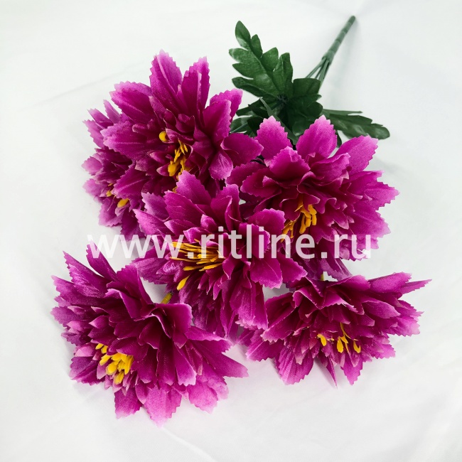 Букет хризантем "FITTONE", 6г., выс. 48см, цв.микс Букет хризантем "FITTONE", 6г., выс. 48см, цв.микс