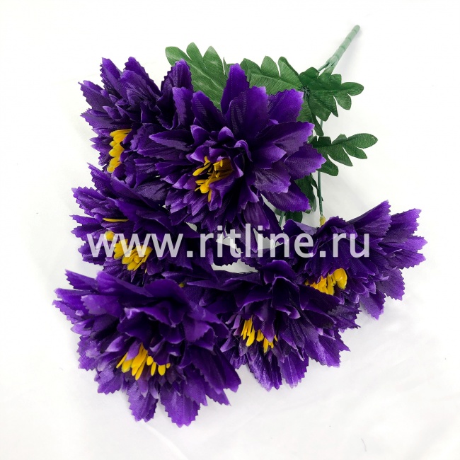 Букет хризантем "FITTONE", 6г., выс. 48см, цв.микс Букет хризантем "FITTONE", 6г., выс. 48см, цв.микс