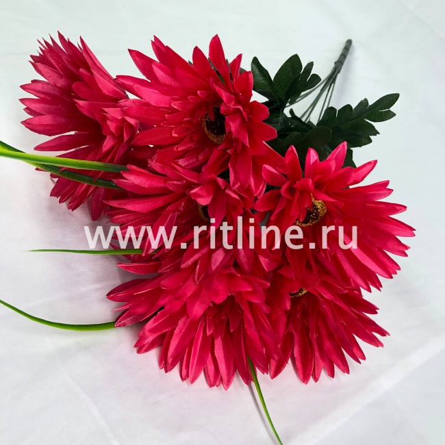 Букет гербер "FITTONE", 7г., выс. 50см, цв.микс Букет гербер "FITTONE", 7г., выс. 50см, цв.микс