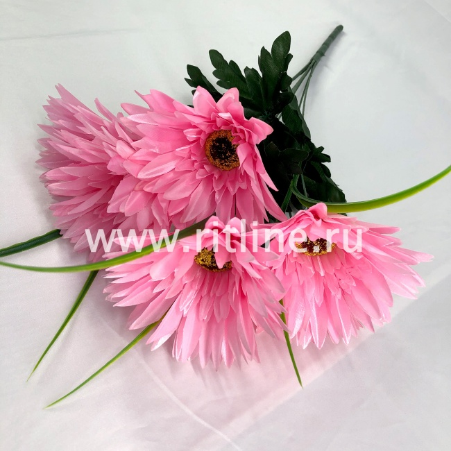 Букет гербер "FITTONE", 7г., выс. 50см, цв.микс Букет гербер "FITTONE", 7г., выс. 50см, цв.микс