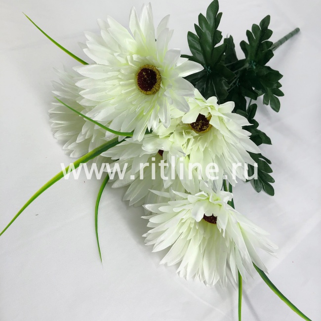 Букет гербер "FITTONE", 7г., выс. 50см, цв.микс Букет гербер "FITTONE", 7г., выс. 50см, цв.микс