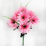 Букет гербер "FITTONE", 7г., выс. 50см, цв.микс