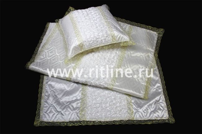 Комплект КТРН (Н+П) (атлас розы, термостежка атлас ,кружево)  "FITTONE"
