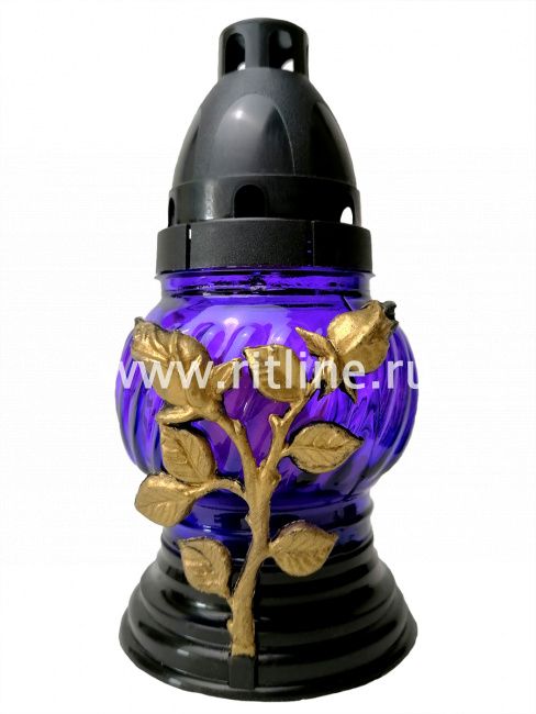 Лампада неугасимая залитая Fittone, 4 цвета mix, 160x80мм Лампада неугасимая залитая Fittone, 4 цвета mix, 160x80мм