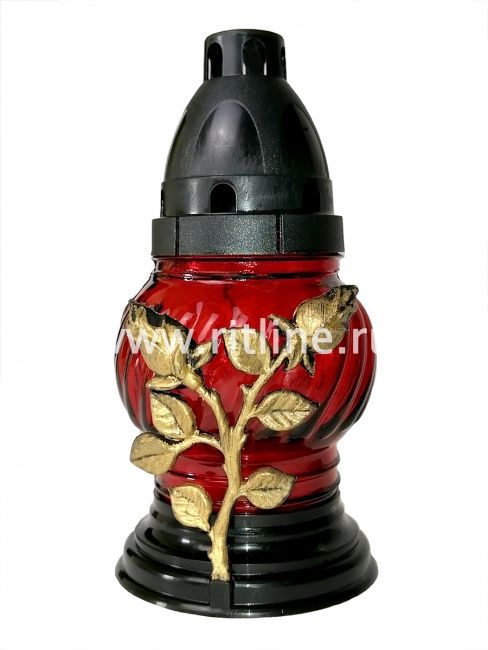 Лампада неугасимая залитая Fittone, 4 цвета mix, 160x80мм Лампада неугасимая залитая Fittone, 4 цвета mix, 160x80мм