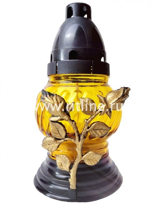 Лампада неугасимая залитая Fittone, 4 цвета mix, 160x80мм Лампада неугасимая залитая Fittone, 4 цвета mix, 160x80мм