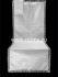 Комплект КТА (Н+П) (термостежка атласная белая Крест, широкое кружево белое) "FITTONE"