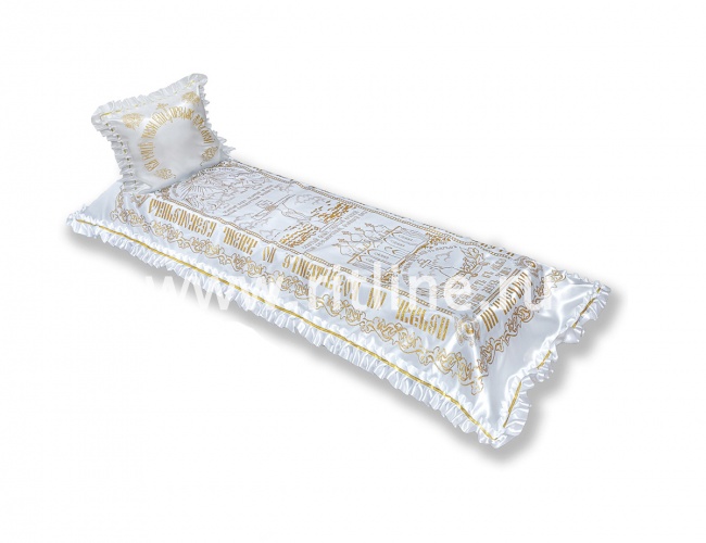 Комплект (атлас с печатью, рюш атласный) FITTONE