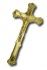 Крест MOREFIX коронка металлизированный, золото, размер (35*18)