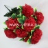 Букет гвоздик "FITTONE", 10г., выс. 57см, цв.микс