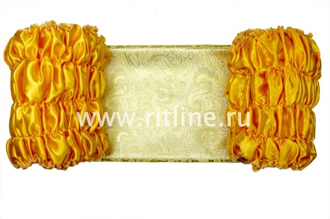 Обивка парча "Огурцы" (верх парча "Огурцы" + боковины атлас) FITTONE