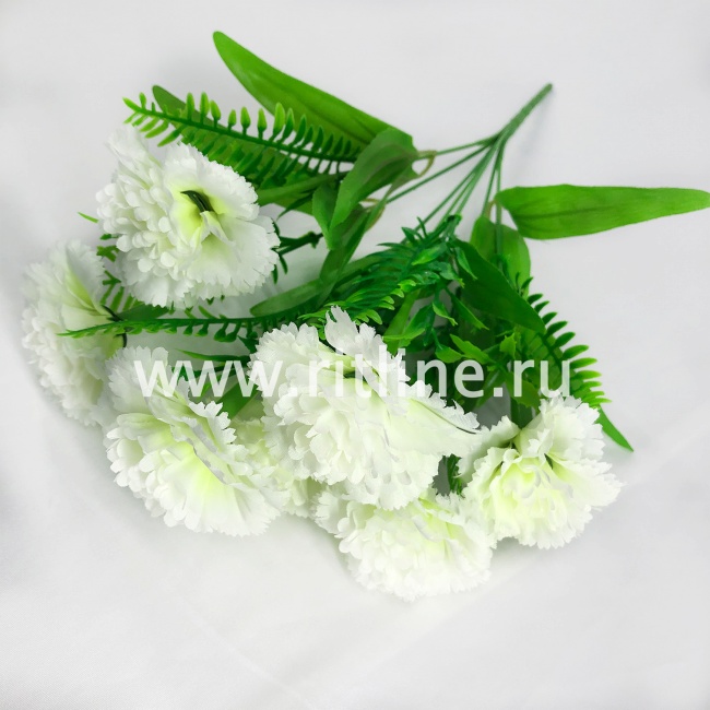 Букет гвоздик, 7г., выс. 35 см, цв. микс FITTONE Букет гвоздик, 7г., выс. 35 см, цв. микс FITTONE