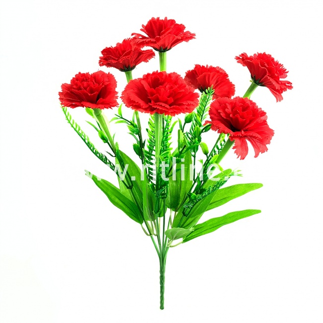 Букет гвоздик, 7г., выс. 35 см, цв. микс FITTONE Букет гвоздик, 7г., выс. 35 см, цв. микс FITTONE