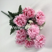 Букет гвоздик "FITTONE", 9г., выс. 55см, цв.микс