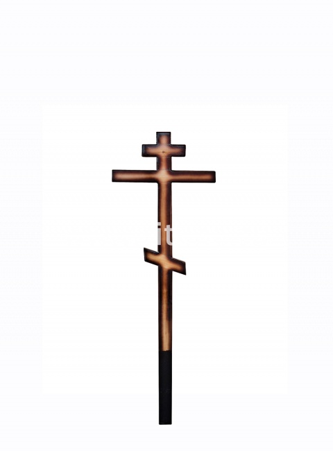 Крест сосновый без надписей с напылением (180х70х4)  "MOREFIX"