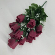 Букет роз c пенопластом "FITTONE", 14г, выс. 46см, цв.mix