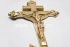 Крест крашеный с распятием "MOREFIX", золото (42см*18см)