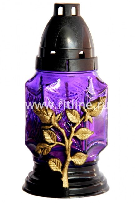 Лампада неугасимая залитая, с орнаментом FITTONE, 4 цвета mix, 180x80мм Лампада неугасимая залитая, с орнаментом FITTONE, 4 цвета mix, 180x80мм