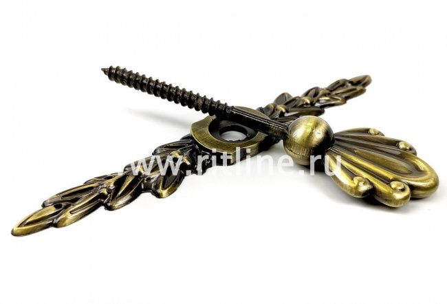 Закрутка "MOREFIX" металлическая с цинковым покрытием + подложка серия "Zinc"