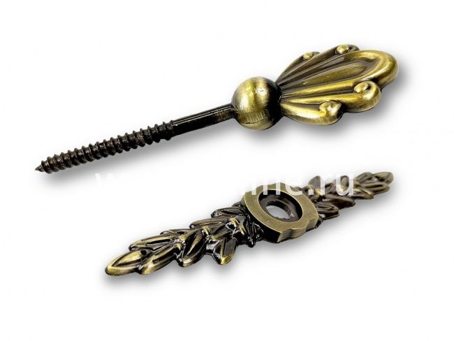 Закрутка "MOREFIX" металлическая с цинковым покрытием + подложка серия "Zinc"