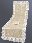 Комплект Элитный (атлас, тюль, волан) FITTONE LUXE Комплект Элитный (атлас, тюль, волан) FITTONE LUXE