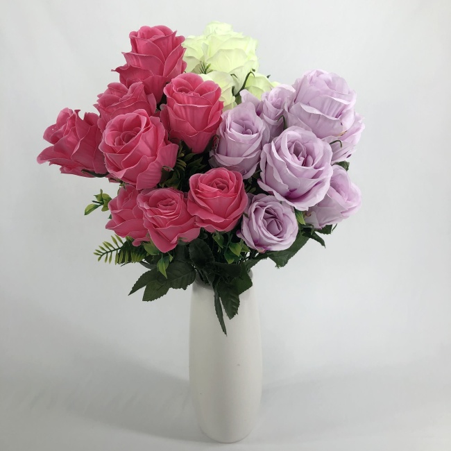 Букет роз с добавками "FITTONE", 12г, выс. 50см, цв.микс