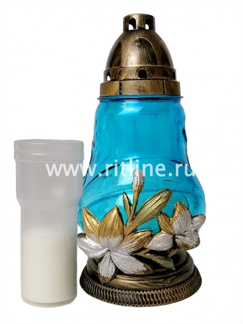 Лампада неугасимая со сменным блоком с орнаментом FITTONE, 3 цвета mix, 240x120мм Лампада неугасимая со сменным блоком с орнаментом FITTONE, 3 цвета mix, 240x120мм