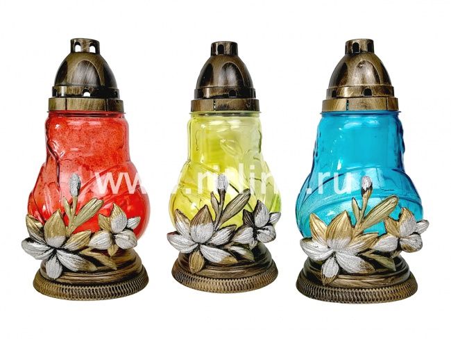 Лампада неугасимая со сменным блоком с орнаментом FITTONE, 3 цвета mix, 240x120мм Лампада неугасимая со сменным блоком с орнаментом FITTONE, 3 цвета mix, 240x120мм