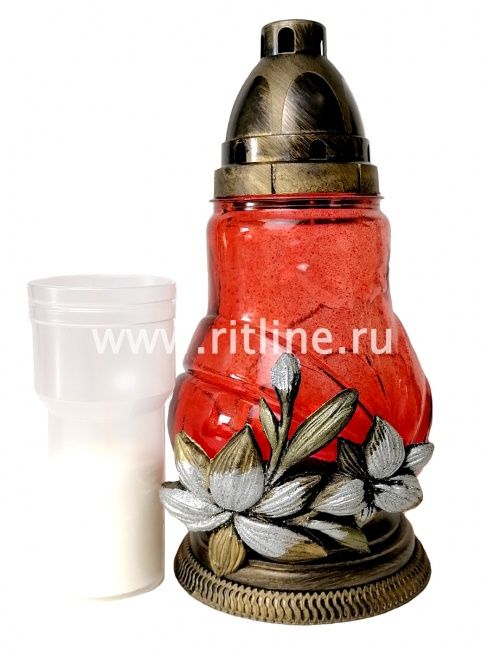 Лампада неугасимая со сменным блоком с орнаментом FITTONE, 3 цвета mix, 240x120мм Лампада неугасимая со сменным блоком с орнаментом FITTONE, 3 цвета mix, 240x120мм