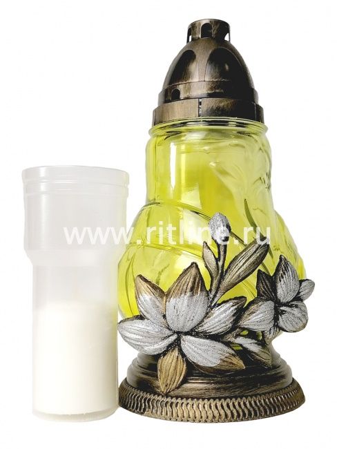 Лампада неугасимая со сменным блоком с орнаментом FITTONE, 3 цвета mix, 240x120мм Лампада неугасимая со сменным блоком с орнаментом FITTONE, 3 цвета mix, 240x120мм