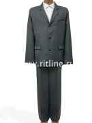 9940 Саван премиум на подкладе Fittone, цв. глубокий серый