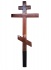 Крест  сосновый "Вечная Память" напыление узкий (210х70х4) "MOREFIX"