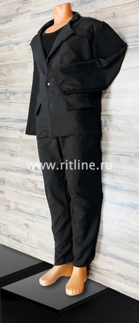 Саван мужской упрощенный без подклада запашной FITTONE