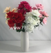 Букет роз "FITTONE", 9г, выс. 44см, цв.микс