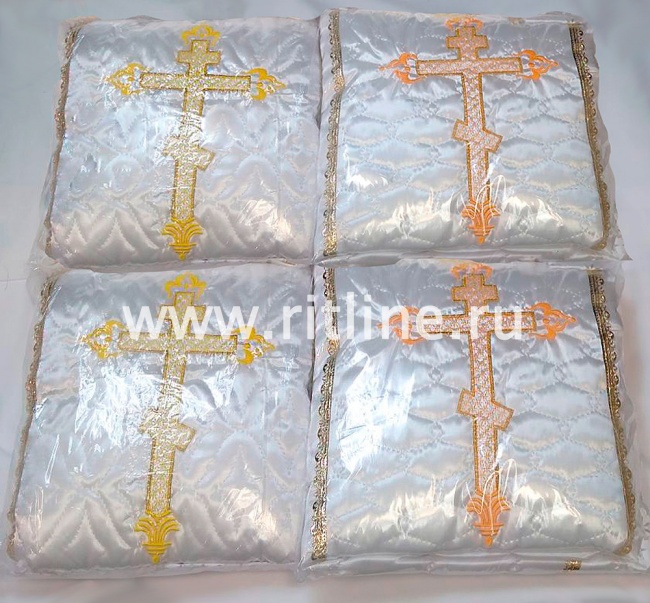 Комплект (атласная драпировка, атласная т/с "Венеция", вышивка "Крест") FITTONE Комплект (атласная драпировка, атласная т/с "Венеция", вышивка "Крест") FITTONE