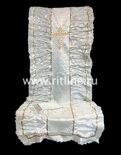 Комплект (атласная драпировка, атласная т/с "Венеция", вышивка "Крест") FITTONE Комплект (атласная драпировка, атласная т/с "Венеция", вышивка "Крест") FITTONE