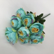 Букет пионов "FITTONE", 9г., выс. 56см, цв.микс