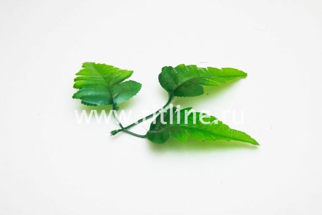 Листик папоротника, разм.9,5см, цв.зеленый "FITTONE"