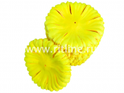 Высечка гвоздики, шелк, диам. 11 см, цв. желтый FITTONE