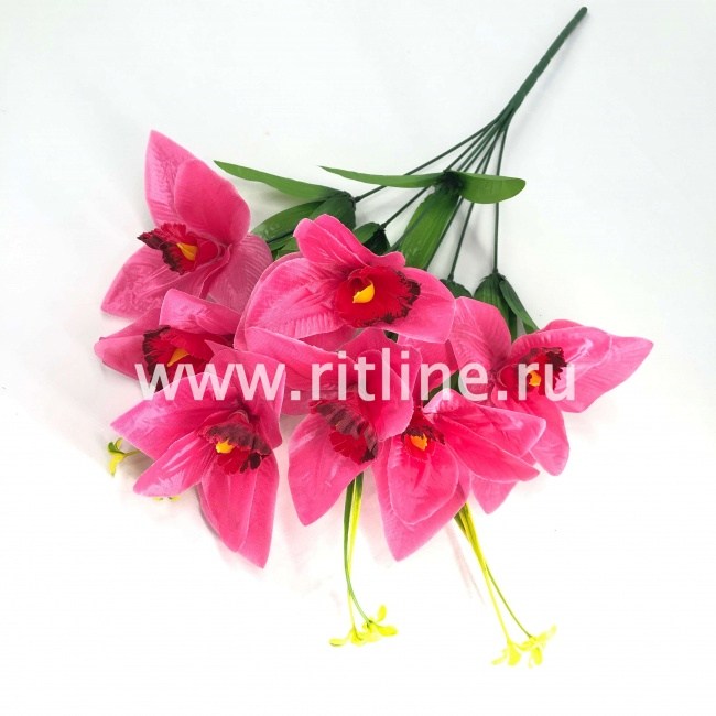 Букет лилий "FITTONE", 7г., выс. 55см, цв.микс