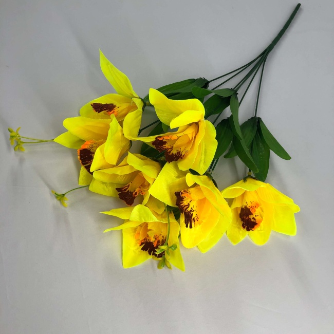 Букет лилий "FITTONE", 7г., выс. 55см, цв.микс