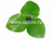 Листик розы, разм.8см, цв.зеленый Листик розы, разм.8см, цв.зеленый