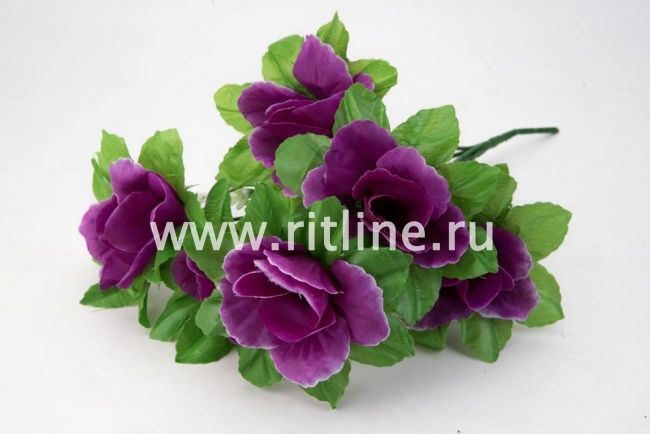 Букет бутонов роз "Fittone", 6г, выс.32, цв.микс