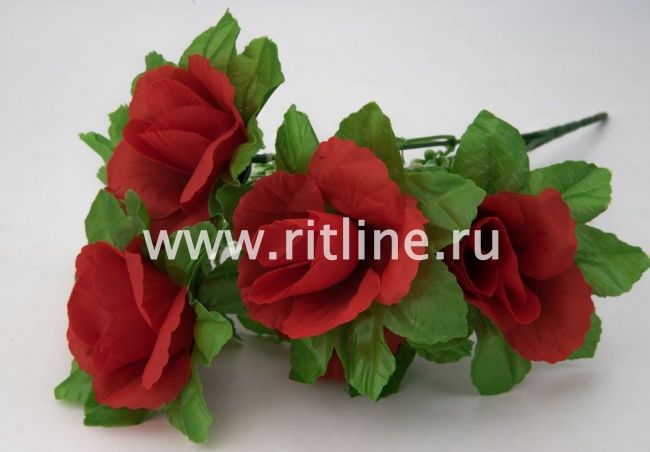 Букет бутонов роз "Fittone", 6г, выс.32, цв.микс