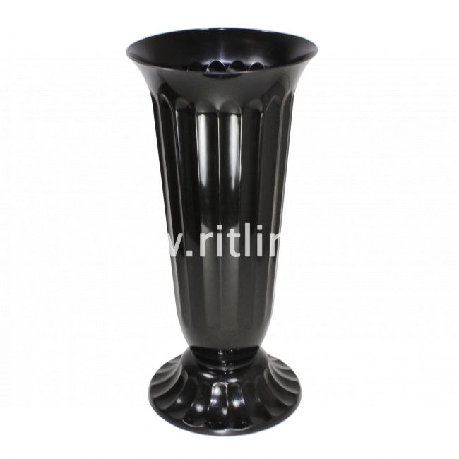 Ваза пластмассовая напольная, H-38,5 см (чаша и подставка) FITTONE