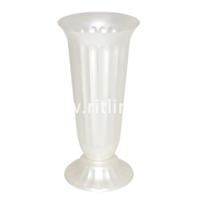 Ваза пластмассовая напольная, H-38,5 см (чаша и подставка) FITTONE