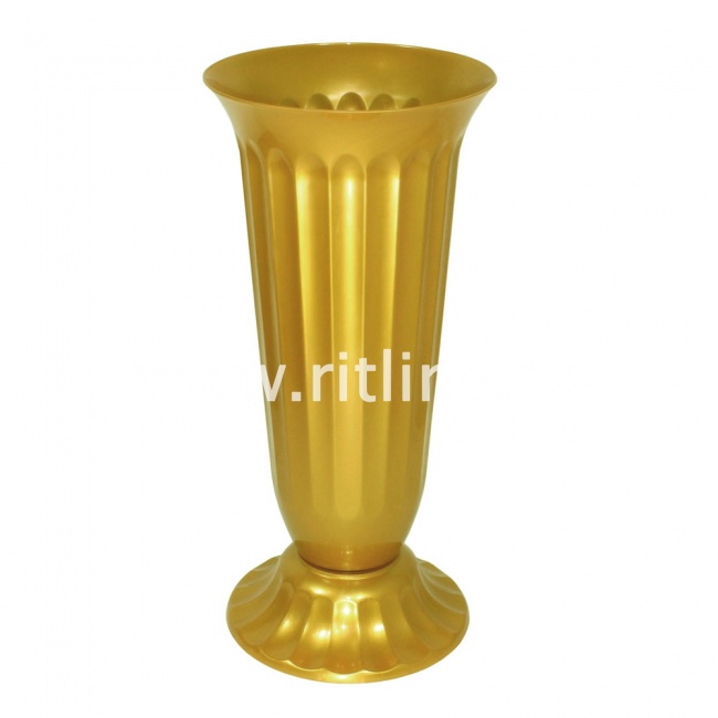 Ваза пластмассовая напольная, H-38,5 см (чаша и подставка) FITTONE