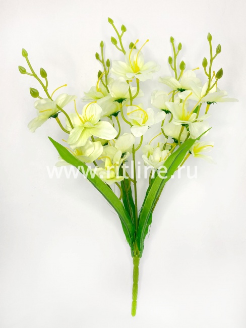 Букет гладиолусов "FITTONE", 5 ветвей, 20г, выс. 44см, атлас, цв.микс Букет гладиолусов "FITTONE", 5 ветвей, 20г, выс. 44см, атлас, цв.микс