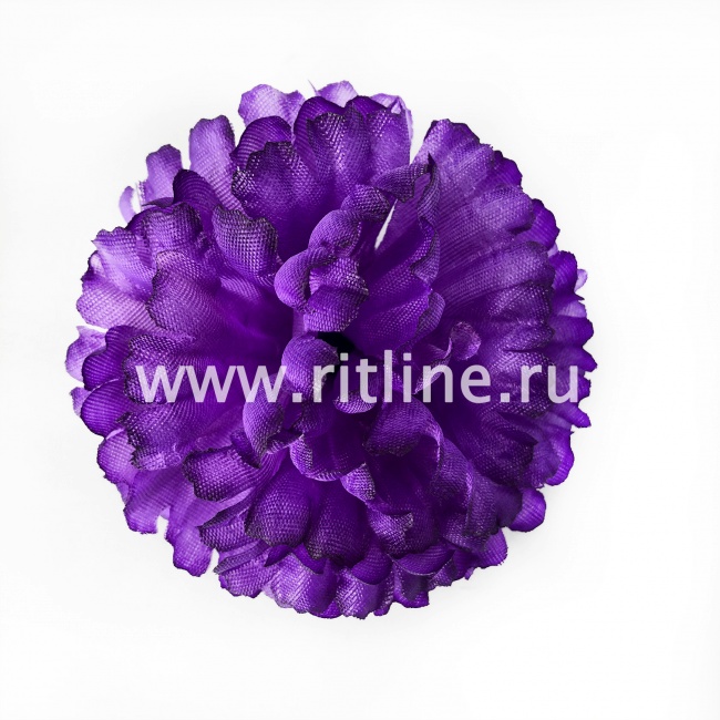 Высечка гвоздики, шелк, диам. 11 см, цв. фиолетовый FITTONE Высечка гвоздики, шелк, диам. 11 см, цв. фиолетовый FITTONE